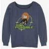 Best Sale 😍 Disney Kim Possible Teen Hero 👧 Girls Slouchy Sweatshirt 🤩