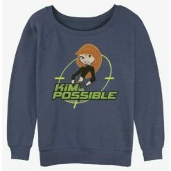 Best Sale 😍 Disney Kim Possible Teen Hero 👧 Girls Slouchy Sweatshirt 🤩