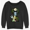 Cheap 💯 Disney Tinker Bell Keyhole To Neverland 👧 Girls Slouchy Sweatshirt ⌛