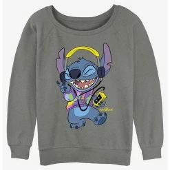 Wholesale 🤩 Disney Lilo & Stitch Rockin' Stitch 👧 Girls Slouchy Sweatshirt 🔥