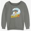 Budget 💯 Disney Lilo & Stitch Little Sister Lilo 👧 Girls Slouchy Sweatshirt 👏