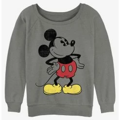 Best reviews of 🎉 Disney Mickey Mouse Classic Vintage Mickey 👧 Girls Slouchy Sweatshirt ✔️