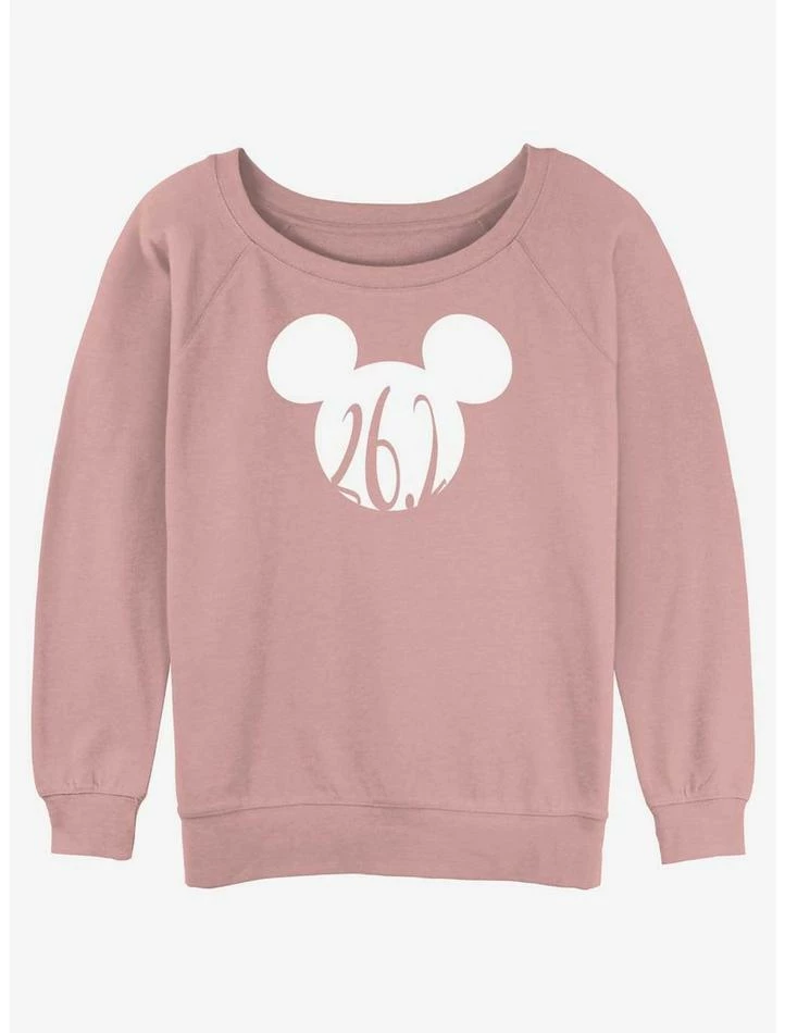 Best reviews of ๐งจ Disney Mickey Mouse Marathon 26.2 Ears ๐ง Girls Slouchy Sweatshirt โ