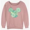 Brand new 👍 Disney Mickey Mouse Succulents 👧 Girls Slouchy Sweatshirt 😀