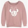 Deals ✨ Disney Minnie Mouse Half Marathon 13.1 Ears 👧 Girls Slouchy Sweatshirt 🥰
