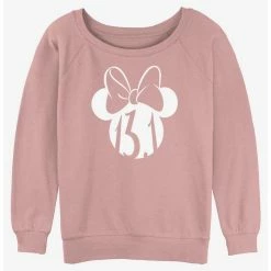 Deals ✨ Disney Minnie Mouse Half Marathon 13.1 Ears 👧 Girls Slouchy Sweatshirt 🥰