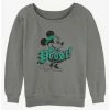 Promo ✨ Disney Minnie Mouse Prost Cheers in German 👧 Girls Slouchy Sweatshirt 😉