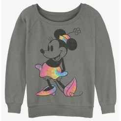 Best deal 😉 Disney Minnie Mouse Tie Dye Minnie 👧 Girls Slouchy Sweatshirt 🔥