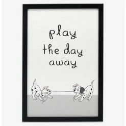 Hot Sale 🛒 Disney 101 Dalmatians "Play the Day Away" Framed Wood Wall Decor 🥰