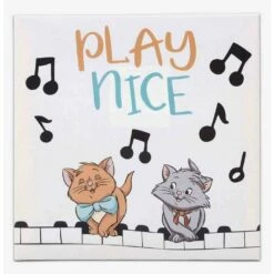 Flash Sale ๐งจ Disney The AristoCats Play Nice Piano Canvas Wall Decor ๐