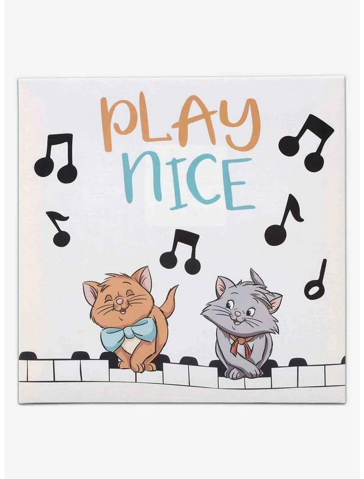 Flash Sale ๐งจ Disney The AristoCats Play Nice Piano Canvas Wall Decor ๐