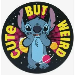 Buy 🌟 Disney Lilo & Stitch Cute But Weird Round Metal Sign 🤩