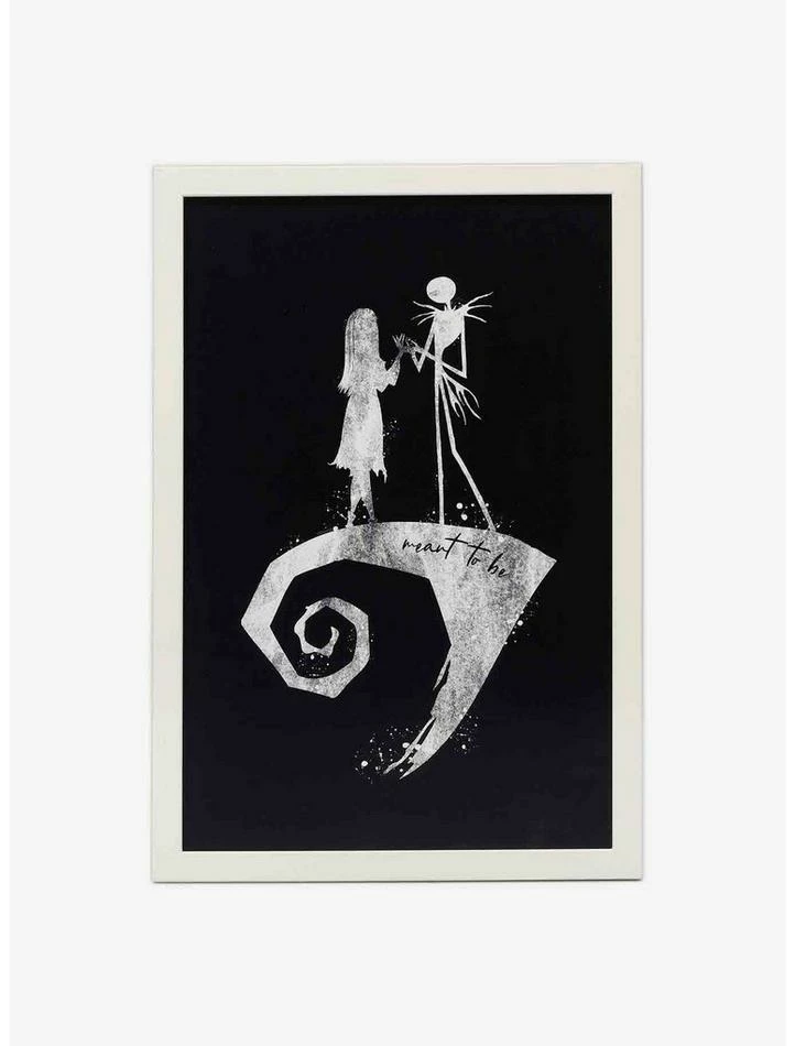 Wholesale 👍 Disney The Nightmare Before 🎄 Christmas Jack & Sally Meant to Be Canvas Wall Decor 🔥