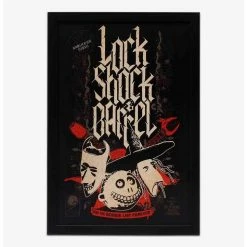 Wholesale 👏 Disney The Nightmare Before 🎄 Christmas Lock Shock & Barrel Framed Wood Wall Decor ❤️