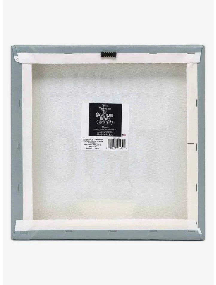 Outlet ๐คฉ Disney The Nightmare Before ๐ Christmas Trouble Starts with a Trio Canvas Wall Decor ๐ฅ - Image 3