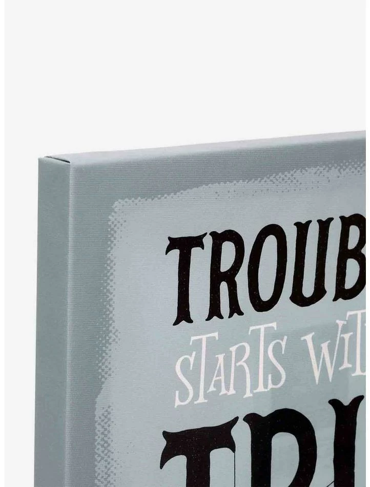 Outlet ๐คฉ Disney The Nightmare Before ๐ Christmas Trouble Starts with a Trio Canvas Wall Decor ๐ฅ - Image 4