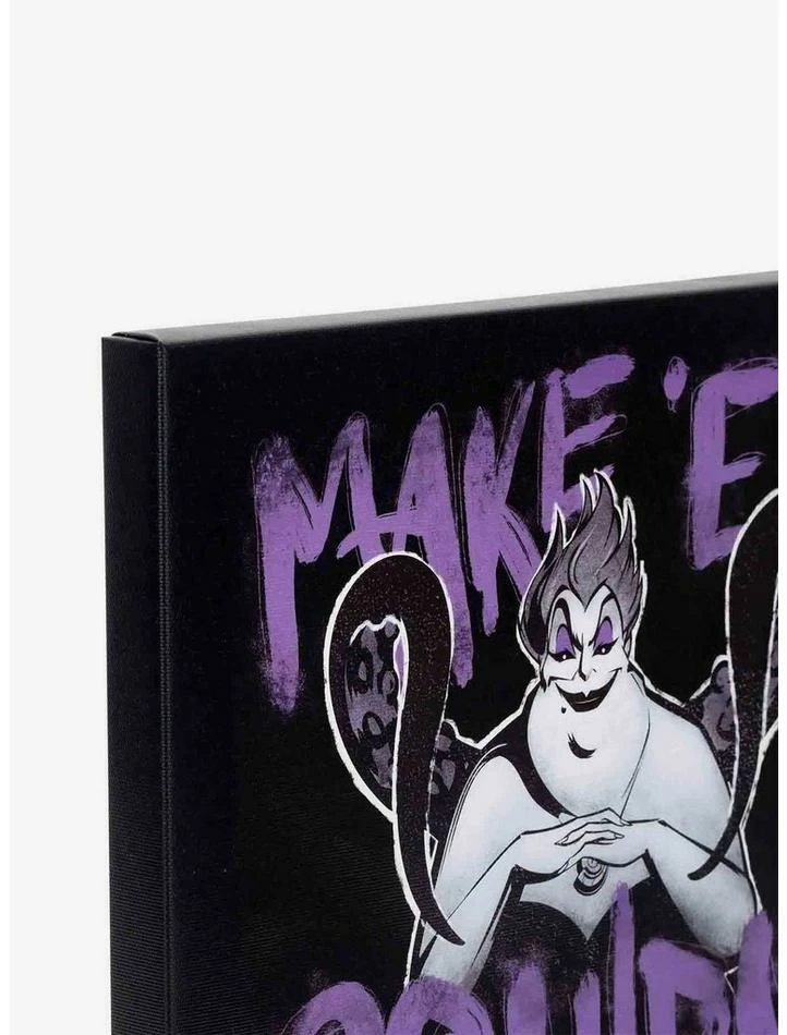 New 😀 Disney Villains Ursula Make 'Em Squirm Canvas Wall Decor 🤩 - Image 4