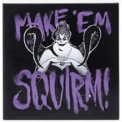 New 😀 Disney Villains Ursula Make 'Em Squirm Canvas Wall Decor 🤩