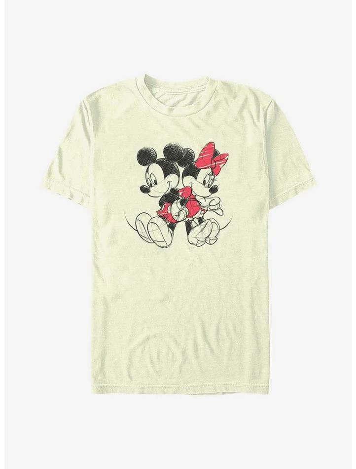Best deal ๐ Disney Mickey Mouse Better Days Mickey & Minnie Sketch T-Shirt โญ