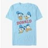Outlet 😀 Disney Mickey Mouse Donald Duck Heads T-Shirt ⭐