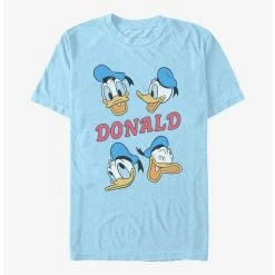 Outlet 😀 Disney Mickey Mouse Donald Duck Heads T-Shirt ⭐