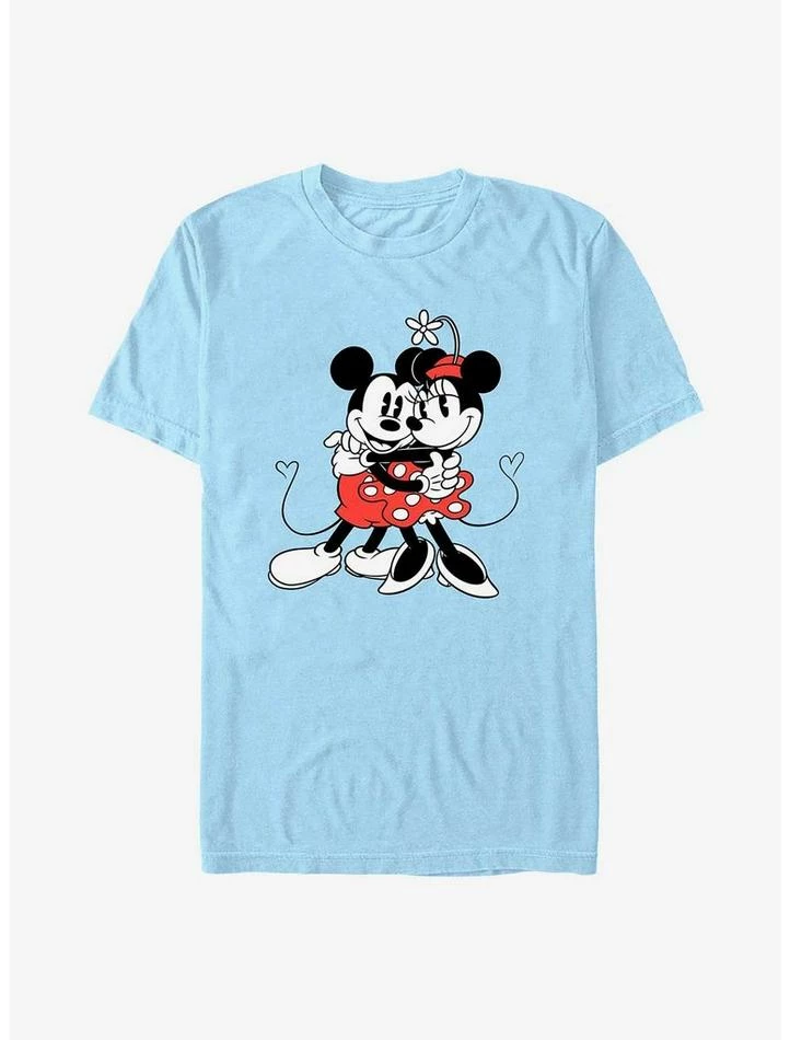 Deals โจ Disney Mickey Mouse Minnie & Mickey Hug T-Shirt โญ