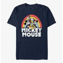 Cheapest 💯 Disney Mickey Mouse Friends Under The Rainbow T-Shirt 👍