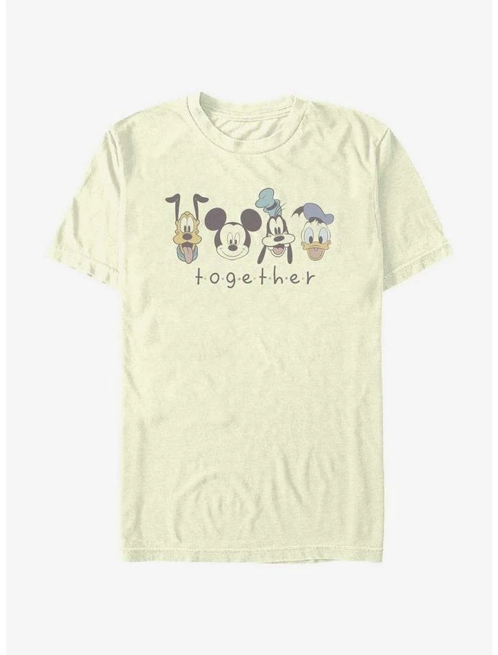 Flash Sale 👍 Disney Mickey Mouse Together Group Heads T-Shirt ❤️