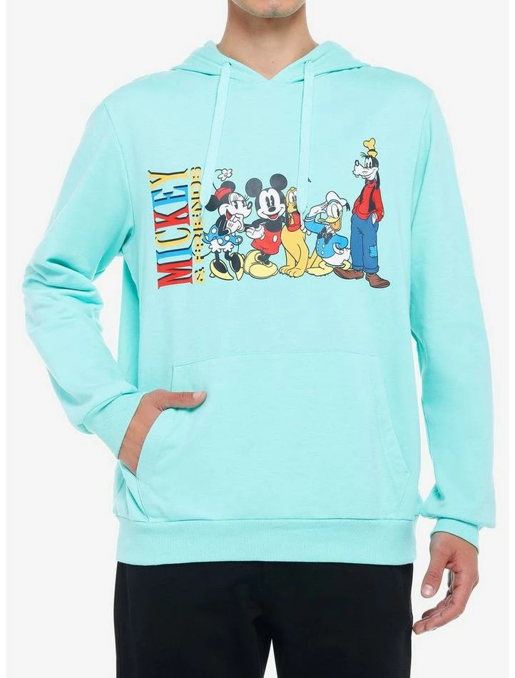 Coupon 🎁 Disney Mickey Mouse And Friends Teal Hoodie 🛒