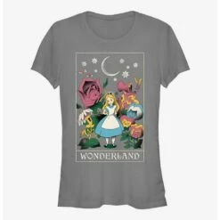 Hot Sale ⌛ Disney Alice In Wonderland Cosmic Card 👧 Girls T-Shirt 😀