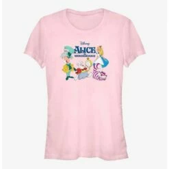Promo 🧨 Disney Alice In Wonderland Friends 👧 Girls T-Shirt 🛒