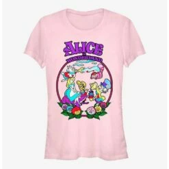 Best Pirce ❤️ Disney Alice In Wonderland Tea Time 👧 Girls T-Shirt 🎁