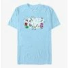Outlet ✨ Disney Alice In Wonderland Flower Garden Logo T-Shirt 🌟