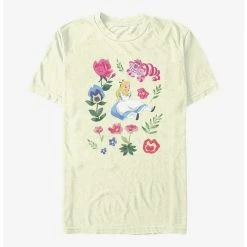 Wholesale 😍 Disney Alice In Wonderland Friends Flowers T-Shirt 🔥