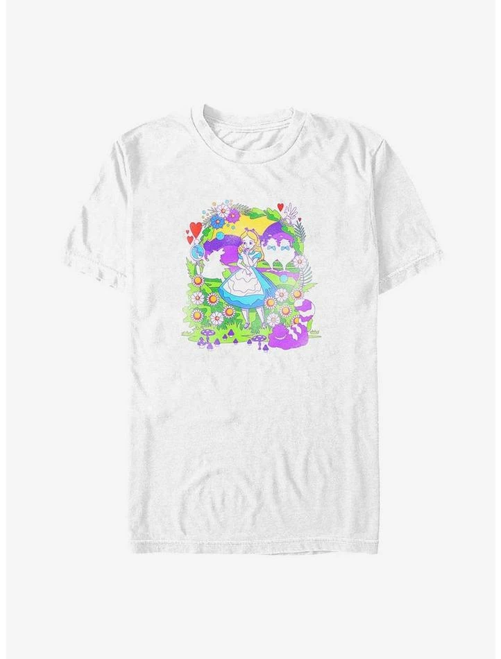 Coupon 👏 Disney Alice In Wonderland Psychedelic Scene T-Shirt ❤️