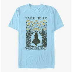 Buy 🔔 Disney Alice In Wonderland Take Me To Wonderland T-Shirt ❤️