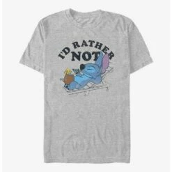 Best Pirce ⭐ Disney Lilo & Stitch I'd Rather Not T-Shirt 🛒