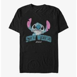 Promo 💯 Disney Lilo & Stitch Stay Weird T-Shirt 😍