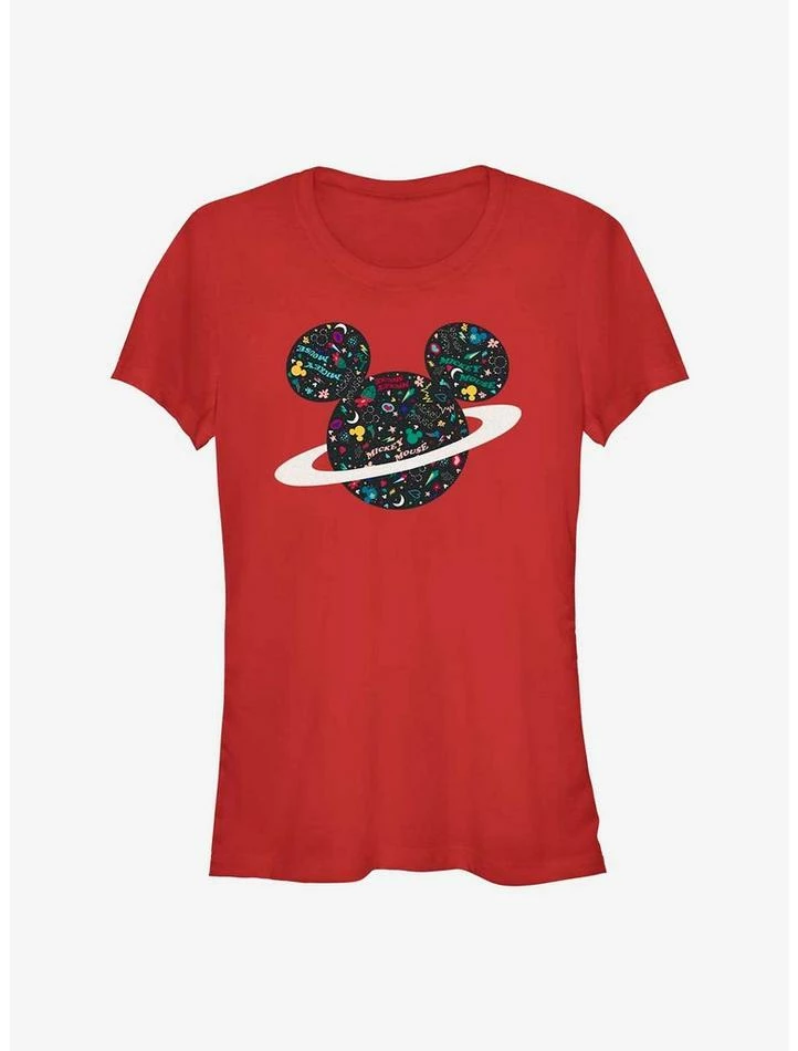 Budget 😍 Disney Mickey Mouse Planet Mickey 👧 Girls T-Shirt ⌛