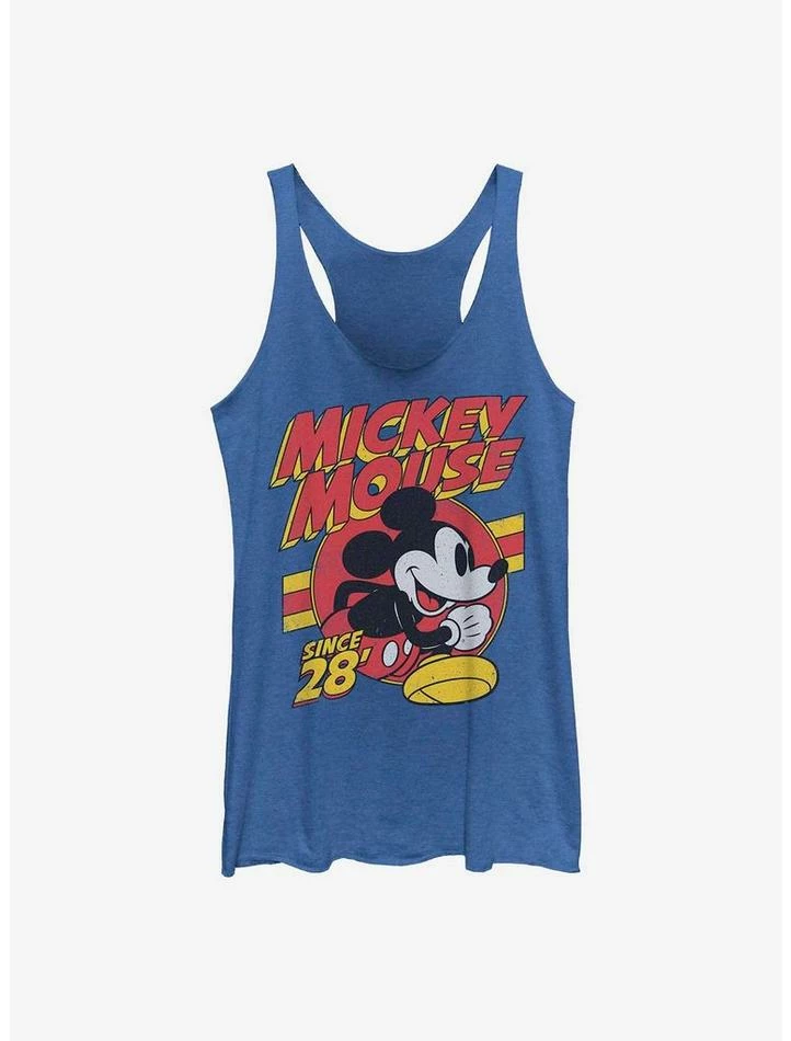 Budget 🌟 Disney Mickey Mouse Retro Run 👧 Girls Tank 👍