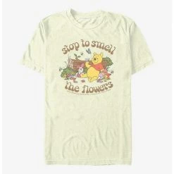 Best Pirce 🔥 Disney Winnie The Pooh Smell The Flowers T-Shirt 🥰