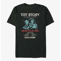 Top 10 🎁 Disney Pixar Toy Story Buzz & Woody Interstellar Tour Poster T-Shirt ⌛