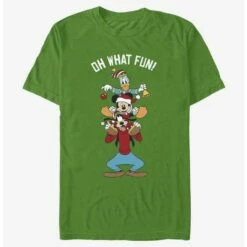 Brand new 😀 Disney Mickey Mouse Holiday Fun T-Shirt 💯