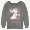 Outlet 😀 Disney The Aristocats Marie Ugly 🎄 Christmas 👧 Girls Slouchy Sweatshirt 😍