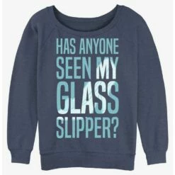 Flash Sale 🎉 Disney Cinderella Missing Slipper 👧 Girls Slouchy Sweatshirt 😍