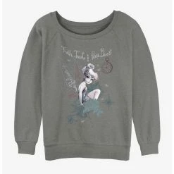 Best deal 👍 Disney Tinker Bell Pixie Dust 👧 Girls Slouchy Sweatshirt 🎁