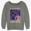 Top 10 😀 Disney The Emperor's New Groove Kronk Doesn't Make Sense 👧 Girls Slouchy Sweatshirt 🧨