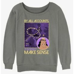 Top 10 😀 Disney The Emperor's New Groove Kronk Doesn't Make Sense 👧 Girls Slouchy Sweatshirt 🧨