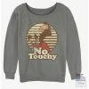 Cheap 😍 Disney The Emperor's New Groove Kuzco No Touchy 👧 Girls Slouchy Sweatshirt 🤩