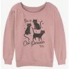 Brand new 🎉 Disney Hocus Pocus Binx Cat Person 👧 Girls Slouchy Sweatshirt 🤩